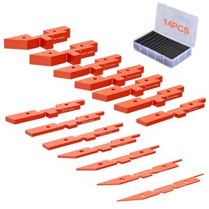Set di 14 Barre di Regolazione in Alluminio Durevole per Tavolo Router, per Misurazioni Precise di Profondità, Altezza e Angoli - Product Image 1
