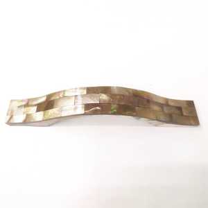 Handmade Eco-Friendly Modern Mother Of Pearl Inlay Cabinet <b>Handles</b> for Drawers Cupboards Furniture Hardware Multi-Color Shell - Product Image 4