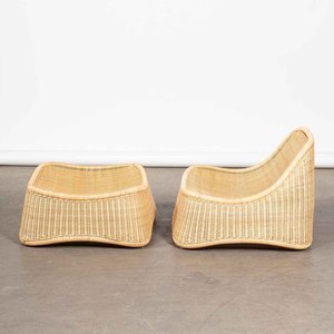 Nouvel ensemble de chaises tissées avec repose-pieds en rotin pour hôtel, restaurant, vente en gros - Product Image 2