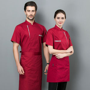 Conjuntos de Uniformes de Chef Casuales Personalizados Unisex de Spandex/Poliéster, Logotipo, Tallas y Colores Personalizados para Personal de Restaurantes, Bares y Hoteles, para Todas las Temporadas - Product Image 1