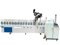 Machine de lamination de lamelles WPC de haute précision, machine de lamination à chaud à colle chaude pour l'enveloppement du bois, haute efficacité, contrôlée par PLC, facile à utiliser