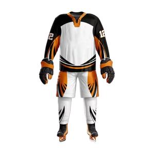 Uniforme de hockey sur glace de haute qualité, léger, respirant, à séchage rapide, 100% polyester, imprimé sur le devant, coupe régulière - Product Image 1