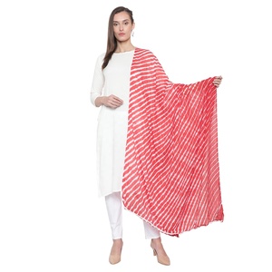 Femme Indien Ethnique Designer Coloré Brodé Dames Dupatta Étole Coton Lin Crêpe Acrylique Polyester Georgette - Product Image 6