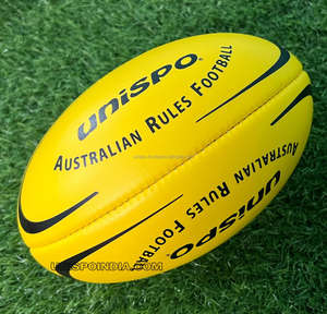 Ballon de football australien miniature de 20 cm en mousse PVC AFL, cousu à la main, entièrement cousu à la main - Product Image 2
