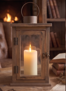 Elegantes Faroles de Vela Hechos a Mano, Farol de Vela de Madera Regular para Decoración del Hogar, Decoración Interior y Exterior, Regalo de Boda - Product Image 4