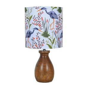 Walnut Wood <b>Table</b> <b>Lamp</b> Handmade <b>Portable</b> Modern Lampshade Decorative Bedside Desk Light for Living Room Office - Product Image 3