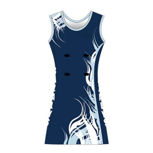 Custom Team Netball Uniform Printed Breathable Polyester Fabric Windproof Quick Dry <b>Athletic</b> Training Match Jersey Set - Product Image 3
