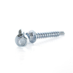 Tornillos autorroscantes con cabeza hexagonal TEK, de acero al carbono zincado, fabricante de Vietnam, clase 4.8 6.8, rosca gruesa PDC, en pulgadas - Product Image 5