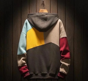 Spring New Classic Fashion Trend Solid Quarter <b>Zip</b> Men's Casual Plus Size Fleece Thickened Warm Windproof 100% Cotton - Product Image 2
