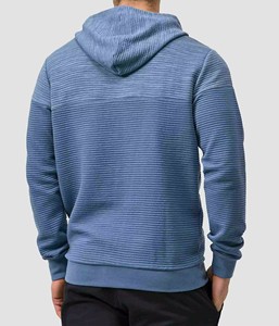 Sudadera con Capucha Azul de Hombre, Personalizada, de Alta Demanda, Ajuste Regular, Informal, de Algodón Tejido, con Bolsillo Frontal, para Otoño - Product Image 2
