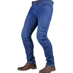 Pantalones Vaqueros Rectos de Invierno Personalizados para Hombre, para Motociclismo, con Acolchado Protector, Lavados, 100% Algodón, Servicio OEM - Product Image 3