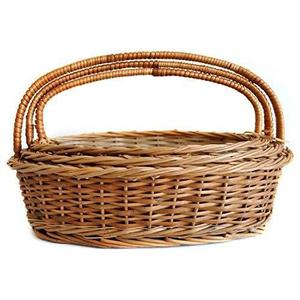 Sustainable Ecofriendly Handcrafted <b>Bamboo</b> Storage <b>Basket</b> with Handle Natural Woven <b>Bamboo</b> Utility <b>Basket</b> Home Storage Cheap - Product Image 3