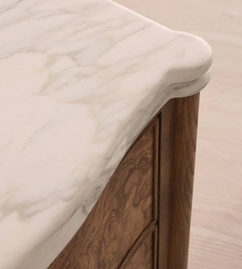 Table <span class=keywords><strong>de</strong></span> chevet traditionnelle en bois brun avec tiroirs <span class=keywords><strong>de</strong></span> rangement <span class=keywords><strong>pour</strong></span> chambre à coucher, salon et salle à manger dans les petits espaces - Product Image 6