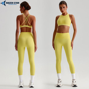 Scrunch Butt Yoga Set Women Seamless Workout Set High Waist Gym Leggings Sports Bra - Product Image 2