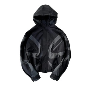 เสื้อแจ็คเก็ตกันลมขายส่ง ผู้จัดจำหน่ายเสื้อผ้าสไตล์เกาหลีแบบบาง ตัดต่อผ้าหลายชิ้น ทรงโอเวอร์ไซส์ สไตล์แร็ปเปอร์ - Product Image 5