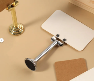 Modern Brass Rectangle Number <b>Card</b> <b>Table</b> Holder Stand Place <b>Card</b> Holder Customizable Size Kitchen Home Tableware - Product Image 3