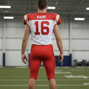 Uniforme de Fútbol Americano Personalizado de Dos Tonos, Cómodo, con Nombre y Número del Equipo, Diseño Personalizado, Unisex - Product Image 2