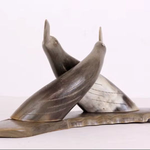 Adorno decorativo moderno con forma de cuerno de pájaro para decoración de mesa y exhibición en estantería al precio más bajo por CRAFT ZONE EXPORT - Product Image 1