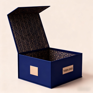 Custom Logo Luxury <b>Foldable</b> Magnetic Gift <b>Box</b> Rigid Cardboard Packaging <b>Box</b> - Product Image 5