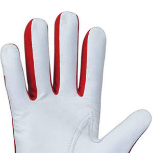 Gants de camping d'extérieur haut de gamme en cuir de vachette pleine fleur, résistants à la chaleur, pour conducteur et soudeur, anti-usure et anti-brûlure, vente en gros OEM - Product Image 6