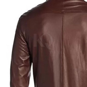 Chemises en cuir coupe classique pour hommes, tissu doux et durable, confortables pour le bureau et les occasions décontractées. - Product Image 6