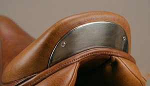 FAB International English Dressage Saddle Leather Fiber Tree Nickel-Plated Brass Hardware Brown Color Comfortable Customized - Product Image 4