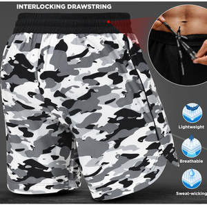 Pantalones Cortos de Lucha BRAVE BROWNS Transpirables para MMA, Muay Thai, Boxeo, Entrenamiento, Ligeros, de Secado Rápido, Elásticos, de Poliéster/Algodón, Cómodos - Product Image 3