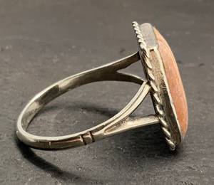 Anillo vintage de plata de ley con piedra natural, hecho a mano, joyería con gemas, elegante anillo de moda, regalo para mujer - Product Image 3