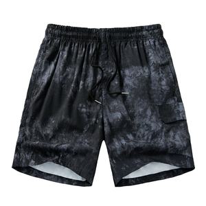 Short de basket-ball décontracté pour homme Pantalon de jogging cargo à séchage rapide avec poches Short de sport baggy 100% coton - Product Image 2