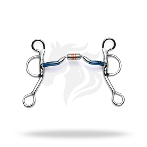 Mors de cheval pleine taille en fer doux, type Low Port Capsule, pour le contrôle de l'équitation - Product Image 1