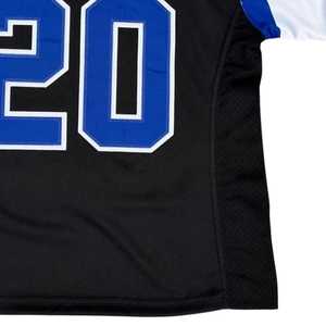 Camiseta Deportiva de Fútbol Americano Negra Zeta Phi Beta para Mujer, Bordado Azul, Apliques, Corte Holgado, Poliéster, Manga Corta - Product Image 5