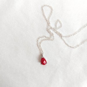 Ensemble de bijoux en argent sterling 925, bijoux tendance, livré avec un ensemble boucles d'oreilles/pendentif, bijoux en pierre précieuse corail rouge naturel pour femmes - Product Image 5