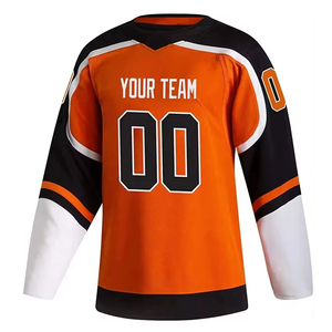 Maillot de hockey sur glace personnalisé pour homme, respirant, léger, imprimé par transfert thermique, vêtements d'équipe professionnels, positions de logo personnalisées - Product Image 6