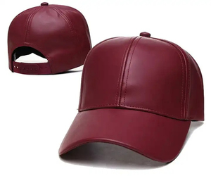 Supplier Direct High Quality Leather Flat <b>Cap</b> Bulk Order OEM/ODM Service Genuine Leather Sports <b>Cap</b> Customized - Product Image 5