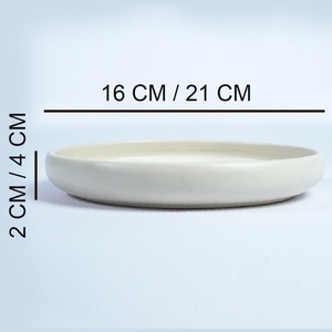 Plato Pequeño de Cerámica Color Marfil, Diseño Japandi, No Tóxico, Apto para Lavavajillas, para Sushi, Aperitivos, Postres, Restaurantes, Hoteles, Cafés - Product Image 4