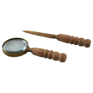 Nueva Tendencia: Lupa de Madera Ideal para Leer Periódicos y Decoración de Mesa, Instrumentos Ópticos - Product Image 4