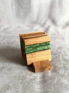 <b>Coasters</b> <b>for</b> <b>Drinks</b> Perfect Resin Walnut Wood Epoxy Resin Wooden <b>Coaster</b> <b>for</b> Home Decor Promotional - Product Image 5