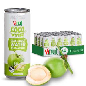 Purée de jus de coco sans sucre avec pistache 320ml – Vente en gros, marque privée, échantillon gratuit – Fabricant vietnamien - Product Image 1