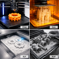 Servicios de Impresión 3D Personalizados, Impresión en Resina SLA/SLS/FDM/MJF, Prototipado Rápido, Fabricación de Bajo Volumen, Precisión OEM
