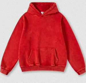 Sudadera con Capucha Azul Marino para Hombre, Corte Holgado, Color Sólido, Informal, Tejida, Manga Larga, con Bolsillos, para Otoño - Product Image 4