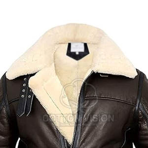 Chaqueta de Piel de Oveja de Diseño, Chaqueta de Moda con Forro de Lana, Chaqueta de Piel de Oveja de Alta Calidad Hecha a Medida - Product Image 6
