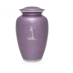 Urnas funerarias de aluminio clásicas de alta calidad para adultos, con cruz, color gris, acabado metálico, para cenizas humanas. - Product Image 6
