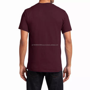 Custom logo cotton <b>pocket</b> <b>t</b> <b>shirt</b> for <b>men</b> with soft breathable fabric and personalized chest print available from manufacturer - Product Image 2