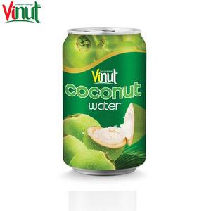 330ml puede etiqueta privada personalizada agua de coco con jugo de fruta glucosa diseño Original mezcla de fábricas - Product Image 1