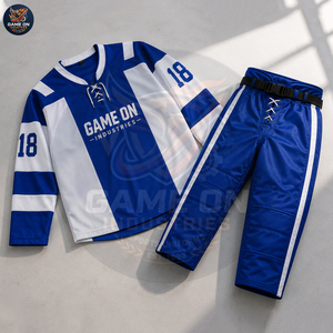 OEM ODM Service Durable Personalized Design Sublimated Team Wear Breathable Wholesale Rate Custom Ice Hockey Uniform Sets - Product Image 2