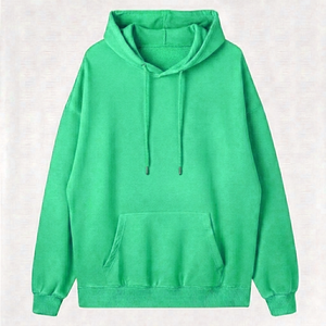 Sweat à capuche brodé 100% coton, style streetwear, pour un style de vie urbain moderne, vêtements décontractés d'hiver, fabriqué au Pakistan, haute qualité - Product Image 6