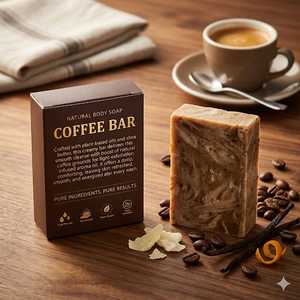 สบู่กาแฟทำมือ สครับขัดผิวธรรมชาติ สบู่ทำความสะอาดผิวกาย ช่วยผลัดเซลล์ผิว บำรุงผิวชุ่มชื้น รับผลิตสบู่แบบ Private Label พร้อมบรรจุภัณฑ์ตามสั่ง - Product Image 4