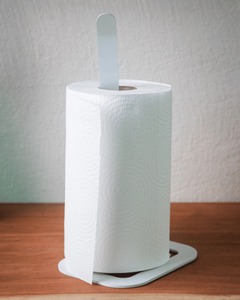 Modern Powder Coated Steel Paper Towel <b>Holder</b> Stand Countertop <b>Kitchen</b> <b>Tissue</b> Roll Dispenser for Home & Hotel - Product Image 1