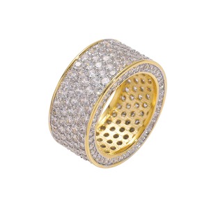 Bague Hip Hop de Luxe en Diamant de Qualité Supérieure pour la Mode Streetwear, les Fêtes et les Occasions Spéciales, Disponible à un Prix Abordable - Product Image 4