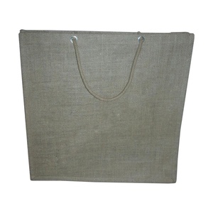 Hessian Tote Túi với bông dây dây xử lý nhiều lớp nước bằng chứng vải đay Tote túi cho hàng tạp hóa mua sắm - Product Image 1